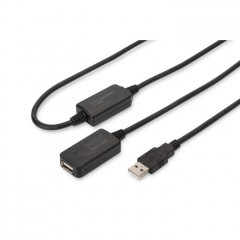 Дата кабель USB 2.0 AM\/AF 20.0 m active Digitus (DA-73102)