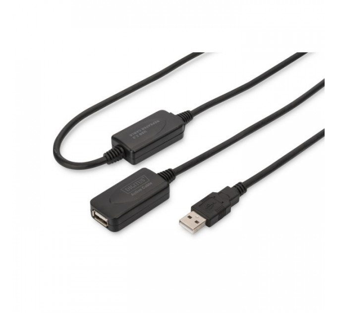 Дата кабель USB 2.0 AM\/AF 20.0 m active Digitus (DA-73102)