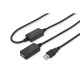 Дата кабель USB 2.0 AM\/AF 20.0 m active Digitus (DA-73102)