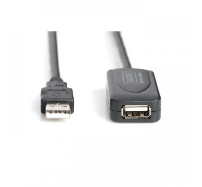 Дата кабель USB 2.0 AM\/AF 20.0 m active Digitus (DA-73102)