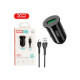 Зарядное устройство для XO USB QC3.0 18W + cable USB to Micro 5P black (TZ12-M-BK)