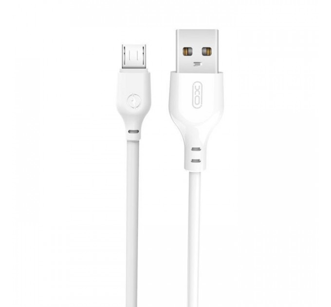 Дата кабель USB 2.0 AM to Micro 5P 2.0m 2.1A white XO (NB103-M2-WH)