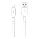 Дата кабель USB 2.0 AM to Micro 5P 1.0m 3A white XO (NB112-M-WH)