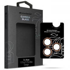 Скло захисне Armorstandart for Camera Supreme BI Apple iPhone 17 Pro \/ 17 Pro Max Orange (ARM86440)
