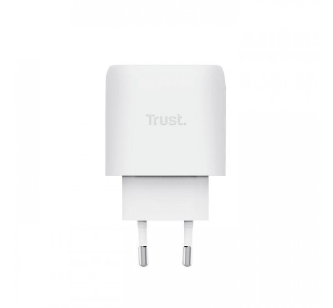 Зарядний пристрій Trust USB-C 45W GaN PD\/PPS white (25522_TRUST)
