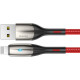 Дата кабель USB 2.0 AM to Lightning 2.0m 2.4A red Baseus (CALSP-C09)