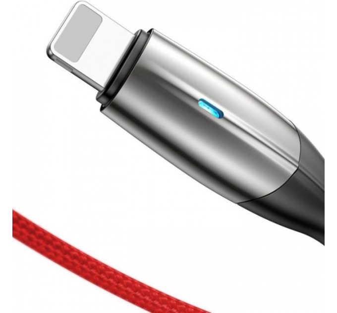 Дата кабель USB 2.0 AM to Lightning 2.0m 2.4A red Baseus (CALSP-C09)
