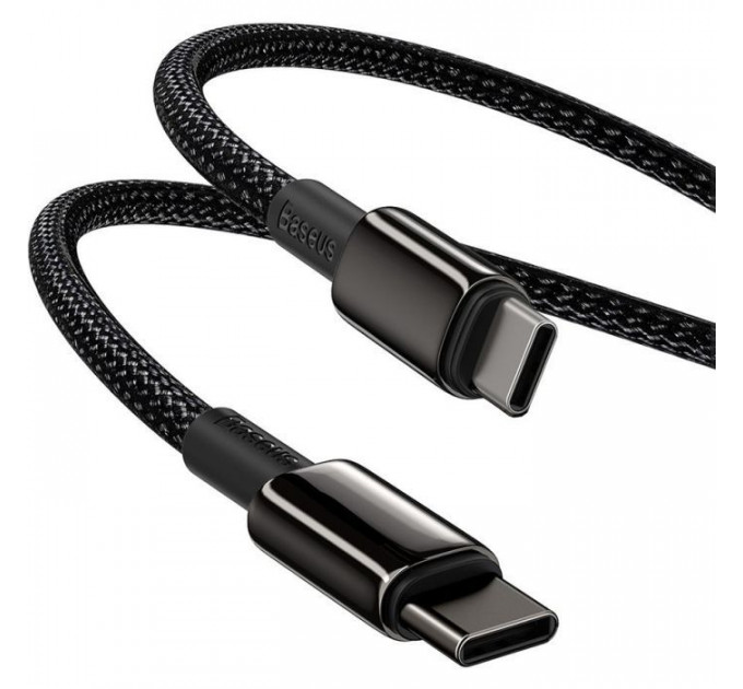 Дата кабель USB-C to USB-C 2.0m 100W black Baseus (CATWJ-A01)