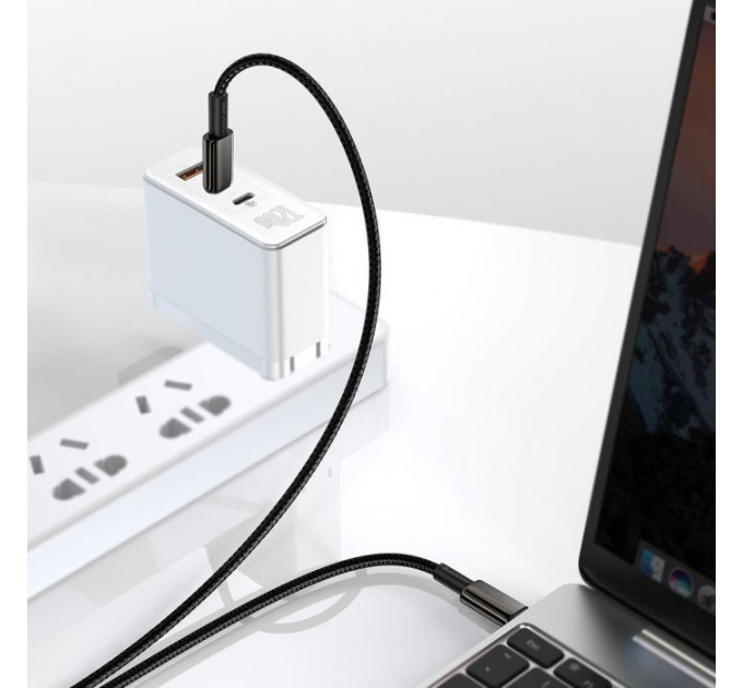 Дата кабель USB-C to USB-C 2.0m 100W black Baseus (CATWJ-A01)