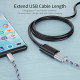 Дата кабеля USB 3.0 AM\AF 1.5m Essager (EXCAM-YTA01)