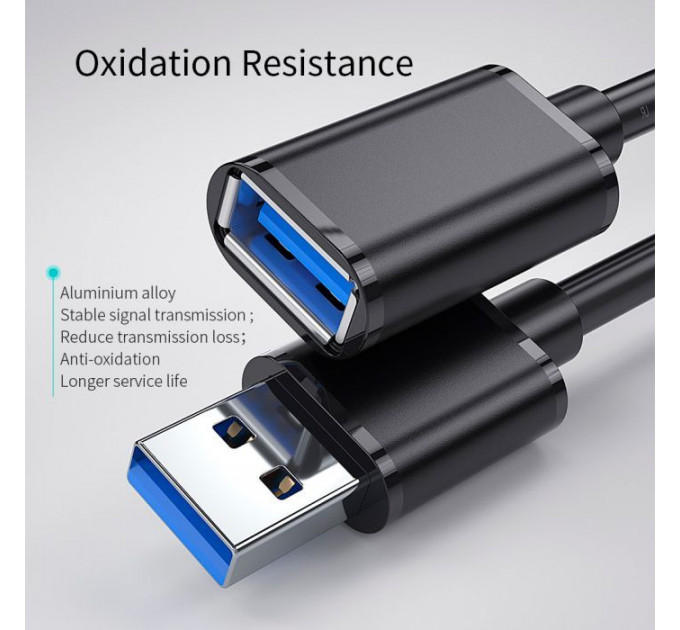 Дата кабеля USB 3.0 AM\AF 1.5m Essager (EXCAM-YTA01)