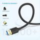 Дата кабель USB 3.0 AM\/AM 1.0m US128 black Ugreen (10370)