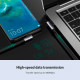 Дата кабеля USB 2.0 AM to USB-C 3.0m 3A 90° corner US176 black Ugreen (70875)