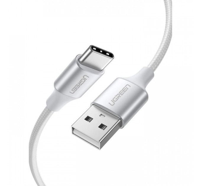 Дата кабеля USB 2.0 AM to USB-C 0.5m 3A US288 white Ugreen (60130) Дата кабеля USB 2.0 AM to USB-C 0.5m 3A US288 white Ugreen (60130)