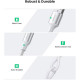 Дата кабеля USB 2.0 AM to USB-C 0.5m 3A US288 white Ugreen (60130)