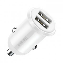 Зарядний пристрій Baseus 2xUSB 24W Grain Pro (CCALLP-02)