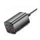 Зарядний пристрій Essager 2xUSB-C + 2xUSB 67W GaN (ECT2AC-JYB0G-Z)