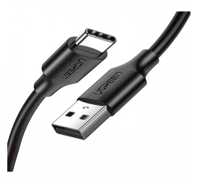 Дата кабеля USB 2.0 AM to USB-C 0.25m 3A US287 black Ugreen (60114) Дата кабеля USB 2.0 AM to USB-C 0.25m 3A US287 black Ugreen (60114)