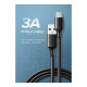 Дата кабеля USB 2.0 AM to USB-C 0.25m 3A US287 black Ugreen (60114)
