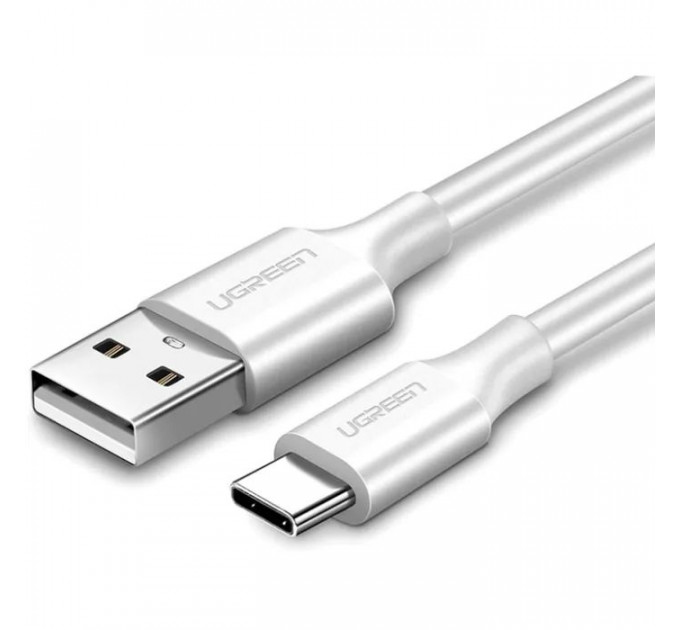 Дата кабель USB 2.0 AM to USB-C 0.25m 3A US287 white Ugreen (60119) Дата кабель USB 2.0 AM to USB-C 0.25m 3A US287 white Ugreen (60119)