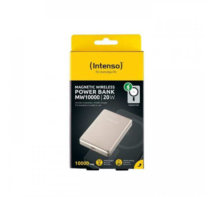 Батарея універсальна Intenso MW10000 10000mAh Magnetic champagne (7344031)
