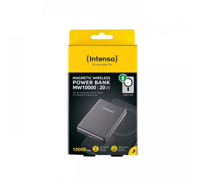 Батарея універсальна Intenso MW10000 10000mAh Magnetic grey (7344034)