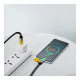 Дата кабель USB-C + USB A to USB-C + Lightning XO (NB283-CAI.gray)