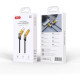 Дата кабель USB-C + USB A to USB-C + Lightning XO (NB283-CAI.gray)