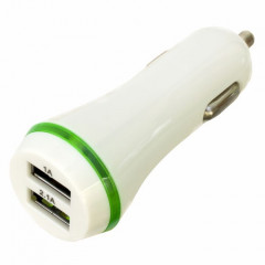 Зарядний пристрій Patron 2xUSB 2A\/1A white (PN-2USB-CAR-WH)