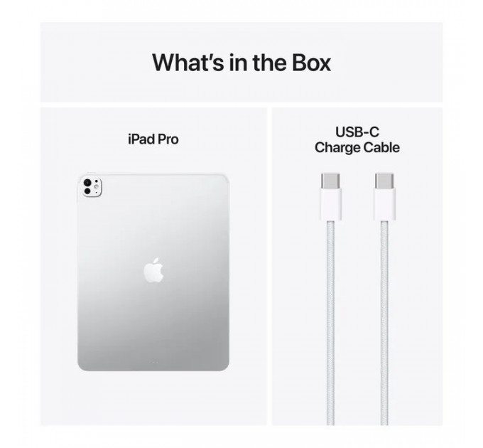 Планшет Apple iPad Pro 13\" M5 Wi‑Fi 256GB with standard glass - Silver (MDYK4TY\/A)