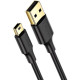 Дата кабель USB 2.0 AM to Mini 5P 0.5m black Ugreen (10354)