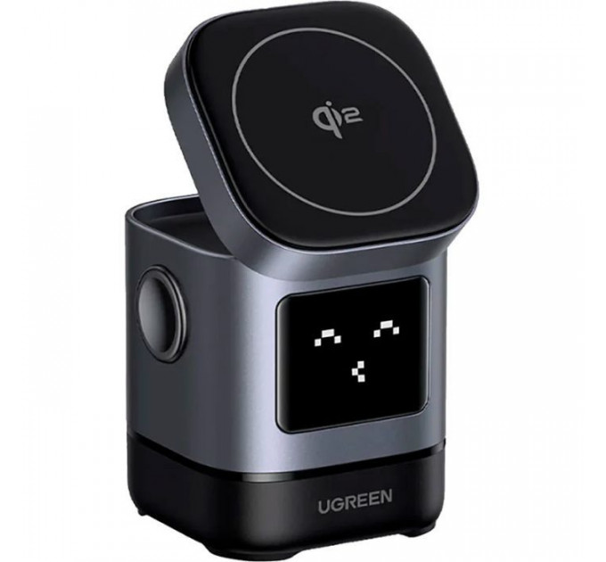 Зарядное устройство для Ugreen 2-in-1 wireless iPhone + AirPods W709 gray (45775)