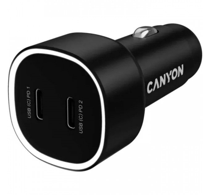 Зарядное устройство для Canyon 2xUSB-C PD60W black (CNE-CCABR3CC) Зарядное устройство для Canyon 2xUSB-C PD60W black (CNE-CCABR3CC)