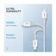 Дата кабель USB-C to Lightning 1.0m 3A US171 white Ugreen (10493)