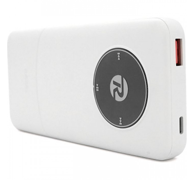 Батарея универсальная Remax 10000mAh 22.5W, cables Type-C+Lighting, White (RPP-37)