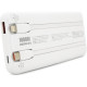 Батарея универсальная Remax 10000mAh 22.5W, cables Type-C+Lighting, White (RPP-37)