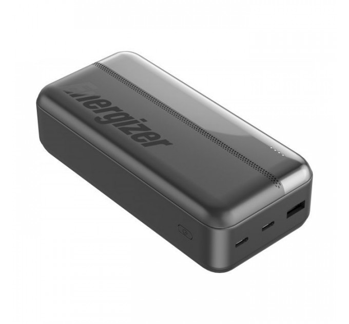 Батарея універсальна Energizer 30000mAh 15W 3A, USB-А, 2хUSB-C Black (UE30050CC)