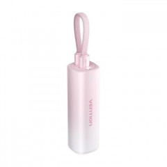 Батарея універсальна VENTION 5000mAh 20W PD, USB-C In\/Out, Lightning In\/Out, with cable, Gradient Red (FHWR0)