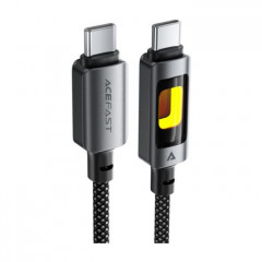 Дата кабель USB-C to USB-C 1.2m 60W black Acefast (6974316284666)