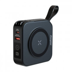 Батарея універсальна Energizer Magnetic Wireless 10000mAh 20W PD, AC зарядка, QI\/15W, built-in USB-C (QM10001AC)