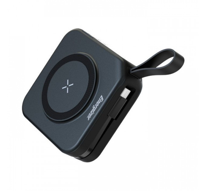 Батарея універсальна Energizer Magnetic Wireless 10000mAh 20W PD, AC зарядка, QI\/15W, built-in USB-C (QM10001AC)