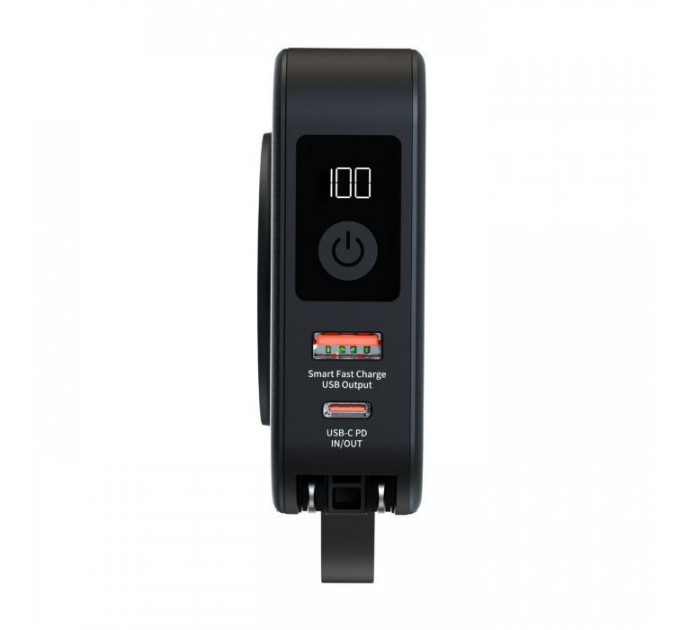 Батарея універсальна Energizer Magnetic Wireless 10000mAh 20W PD, AC зарядка, QI\/15W, built-in USB-C (QM10001AC)