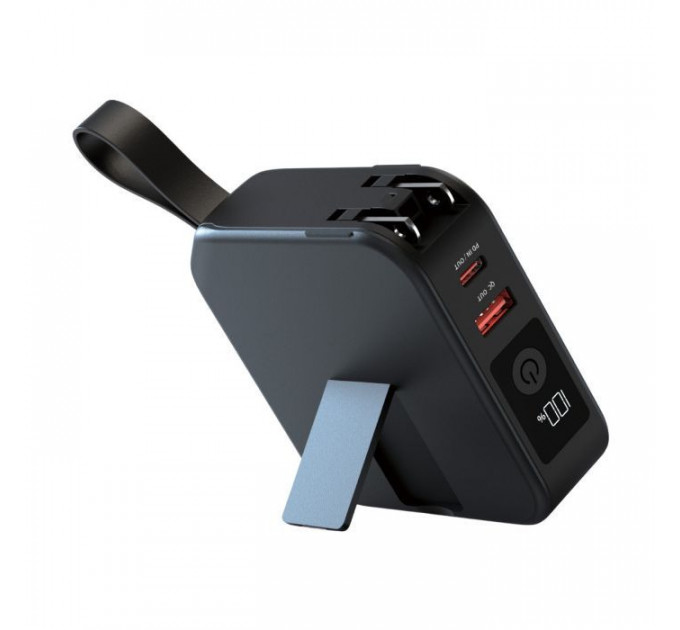 Батарея універсальна Energizer Magnetic Wireless 10000mAh 20W PD, AC зарядка, QI\/15W, built-in USB-C (QM10001AC)