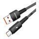 Дата кабель USB 2.0 AM to USB-C 1.0m 120W black Essager (EXC120-CG01-P)