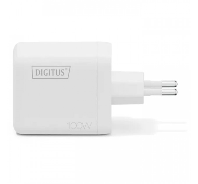 Зарядний пристрій Digitus 2xUSB-C + 1xUSB-A GaN 100W (DA-10304)