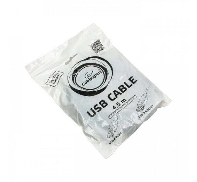 Дата кабель USB 2.0 AM\/AF 4.5m Cablexpert (CCP-USB2-AMAF-15C)