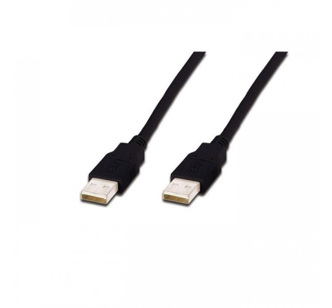 Дата кабель USB 2.0 AM\/AM 1.8m Digitus (AK-300100-018-S)