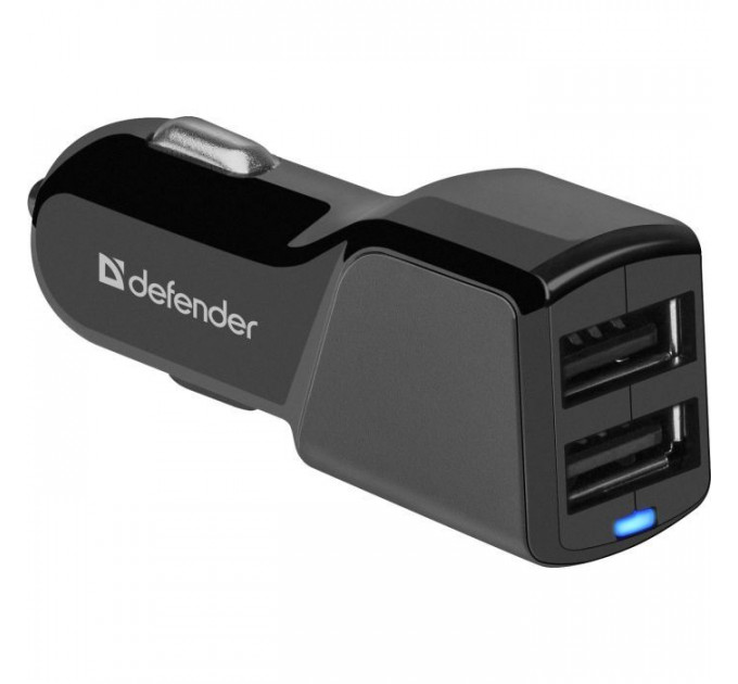 Зарядний пристрій Defender UCA-34 2xUSB, 5V \/ 3.4A (83834)