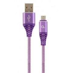 Дата кабель USB 2.0 AM to Micro 5P 1.0m Cablexpert (CC-USB2B-AMmBM-1M-PW)