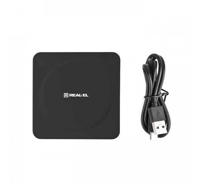 Зарядний пристрій REAL-EL WL-710 black (EL123160018)